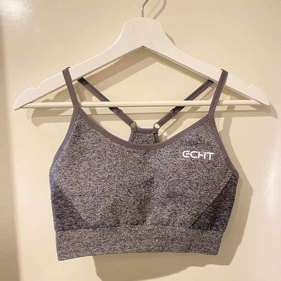 ECHT Other - Echt ➰ ladies grey seamless padded sports bra S